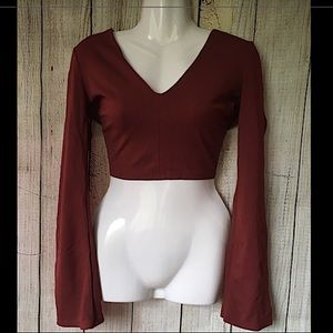 Crop Top Long Sleeve
